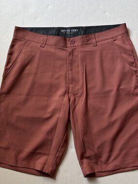 Matte Grey Shorts Corral Size 34 Preppy Golf Shorts